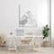Stupell Industries Snowy Mountain Peak Sharp Lines Black White Canvas Wall Art